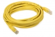 UTP Patch kábel Cat5e 5m, sárga