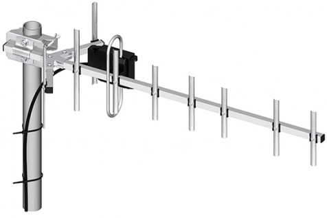 GSM Antenna 10 elemes ATK 10, 10m k&aacute;bel, SMA, 800-980MHz